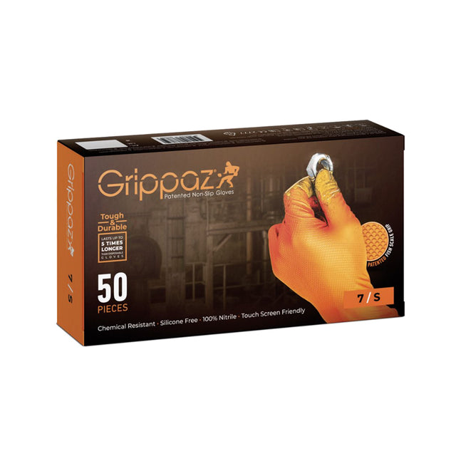 Guanti arancione in nitrile grippaz Issaline 246OR