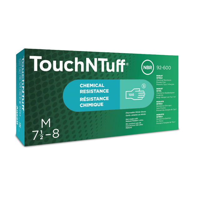 Ansell Touchntuff 92-600 Guanti in nitrile da lavoro