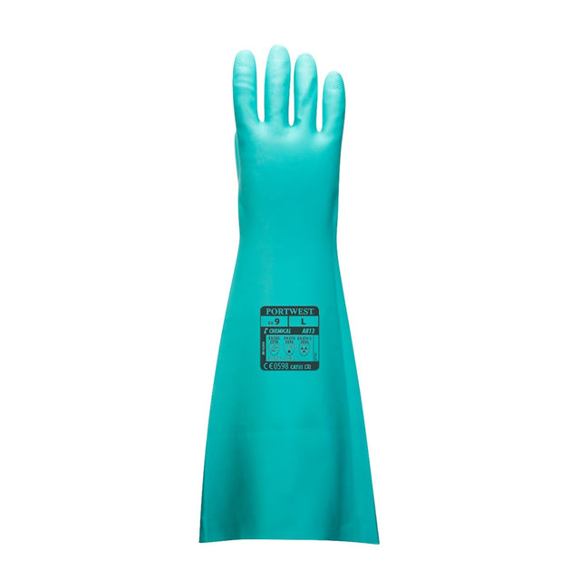 Guanti da lavoro in nitrile Portwest A813 lunghezza extra