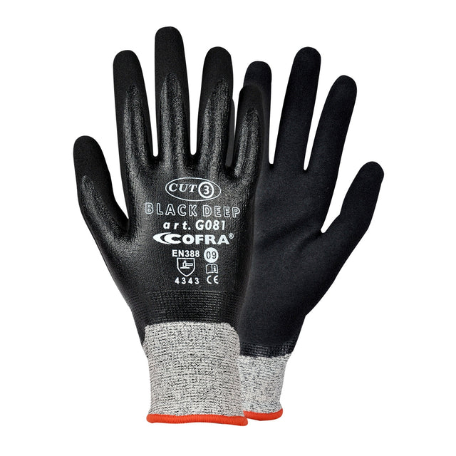 Guanti da lavoro Cofra Black Deep