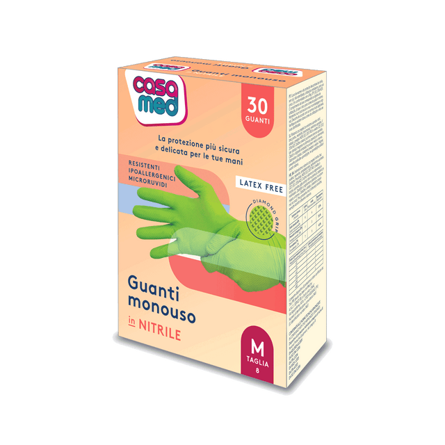 Guanti monouso in nitrile Gardening Casa Med Verde