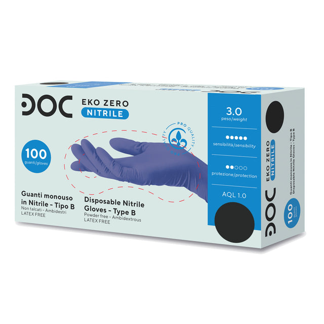 Guanti in nitrile 100 Gardening Eko Zero Ultra Light Soft