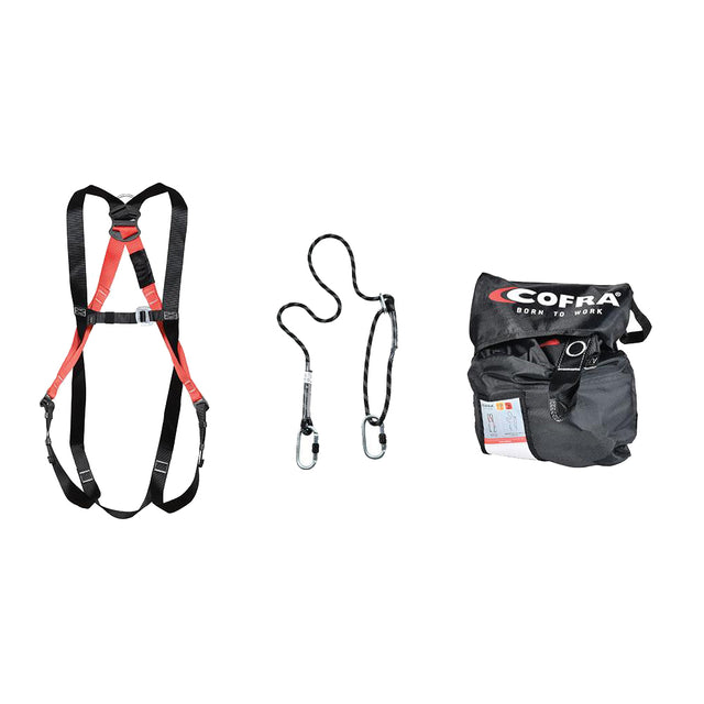 Kit imbracatura anticaduta Cofra Velasco