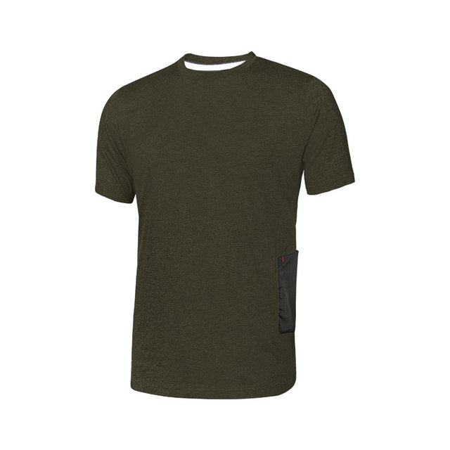 T-shirt U Power Road da lavoro slim-fit