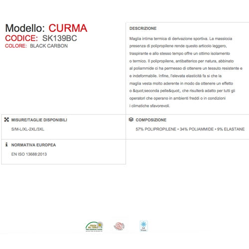 U-Power Curma Maglia termica unisex