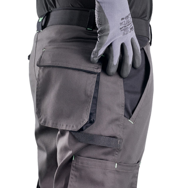 Pantaloni corti da lavoro Neri Discovery stretch