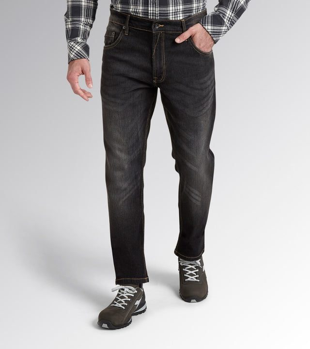 Diadora Utility Pantaloni Jeans da lavoro 5 PKT STONE elasticizzati