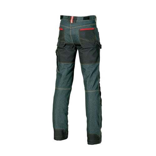 U Power Platinum Button Jeans pantaloni da lavoro