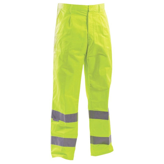 Pantaloni da lavoro alta visibilità P&P Fustagno AVC02205 HV