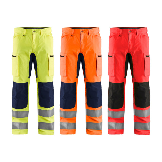Pantaloni alta visibilità stretch Blaklader 1585