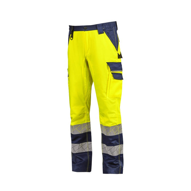 Pantaloni da lavoro alta visibilità U-Power Brillo multitasche