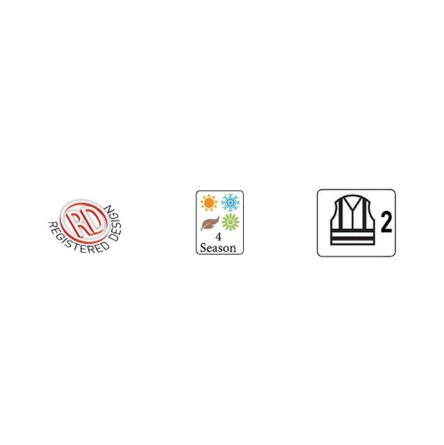Pantaloni da lavoro alta visibilità U-Power Fulgor multitasche