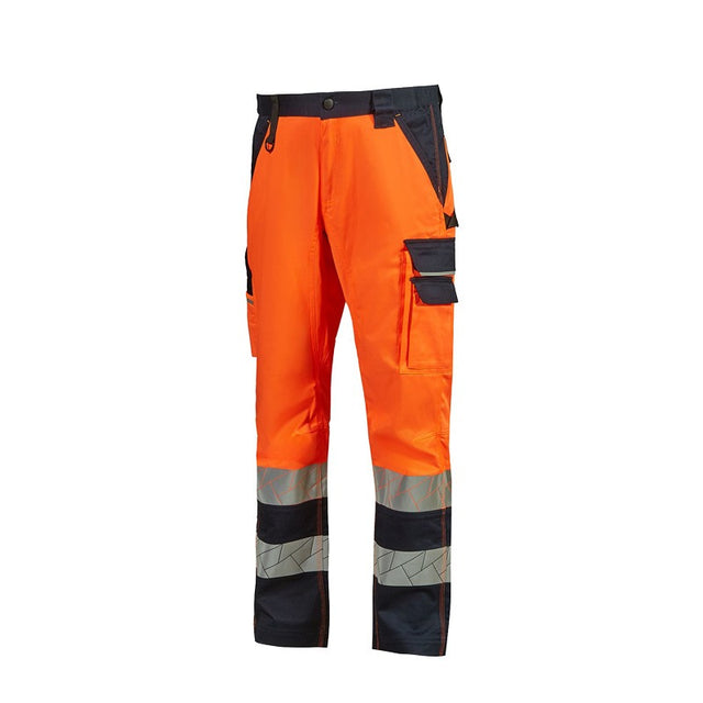 Pantaloni da lavoro alta visibilità U-Power Thunder multitasche