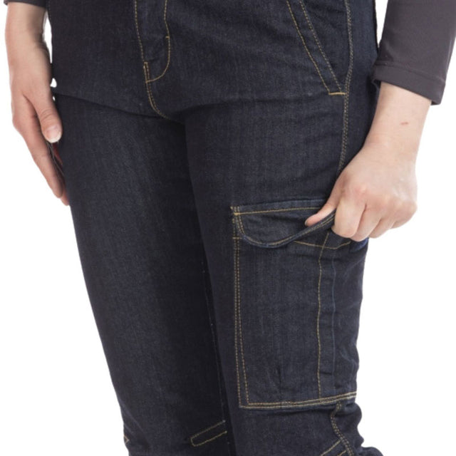 Pantaloni donna da lavoro Rica Lewis Bettya Blu scuro