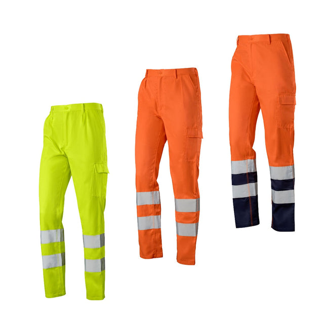 Pantaloni da lavoro Neri Los Angeles alta visibilità
