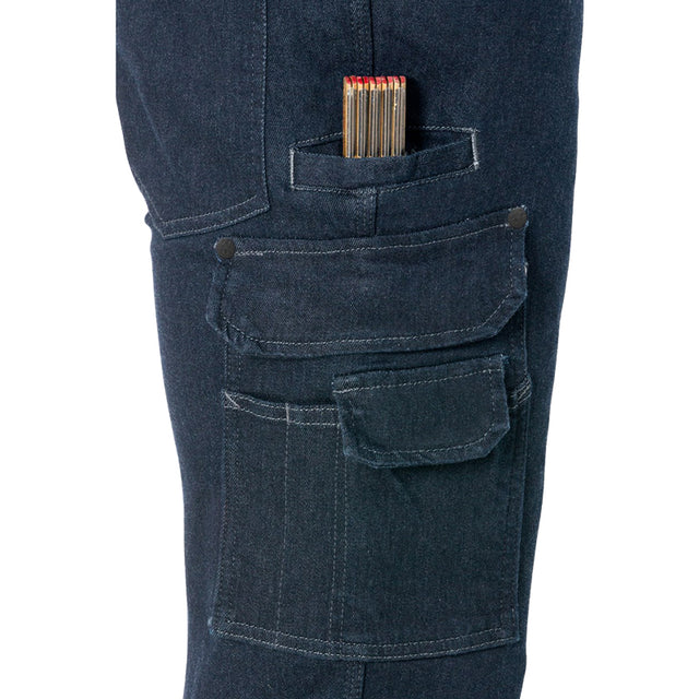 Fristads 2501 DCS Pantaloni da lavoro Denim Stretch