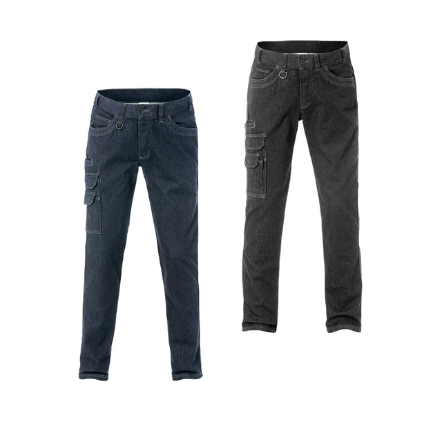 Fristads 2501 DCS Pantaloni da lavoro Denim Stretch