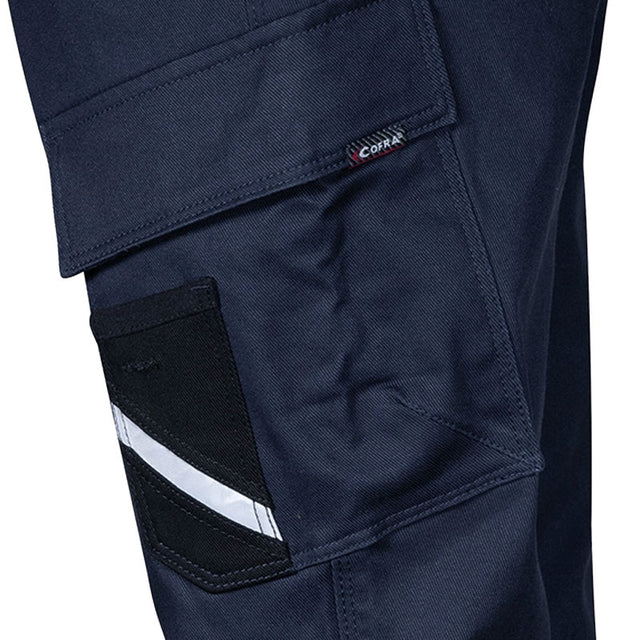 Pantaloni da lavoro multitasche Cofra Querrin felpati