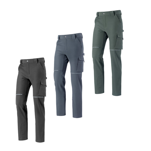 Neri Iron Winter Pantaloni da lavoro multitasche