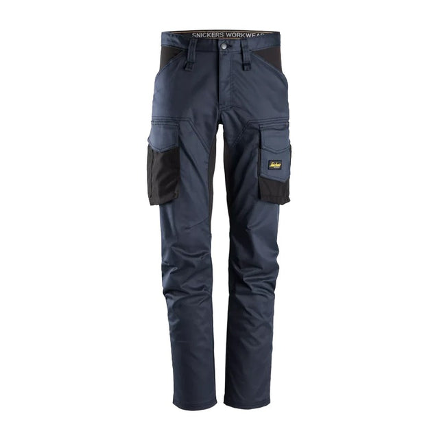 Pantaloni da lavoro stretch Snickers AllroundWork 6803 senza tasche per ginocchiere
