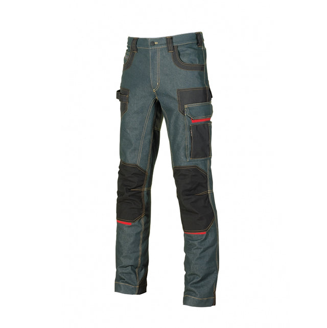 U Power Platinum Button Jeans pantaloni da lavoro