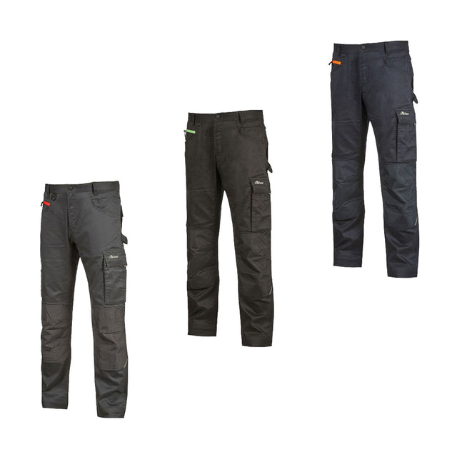U-Power Pantaloni da lavoro Rock multitasche
