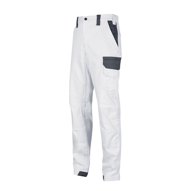 Pantaloni U-Power Salonicco da lavoro bianchi