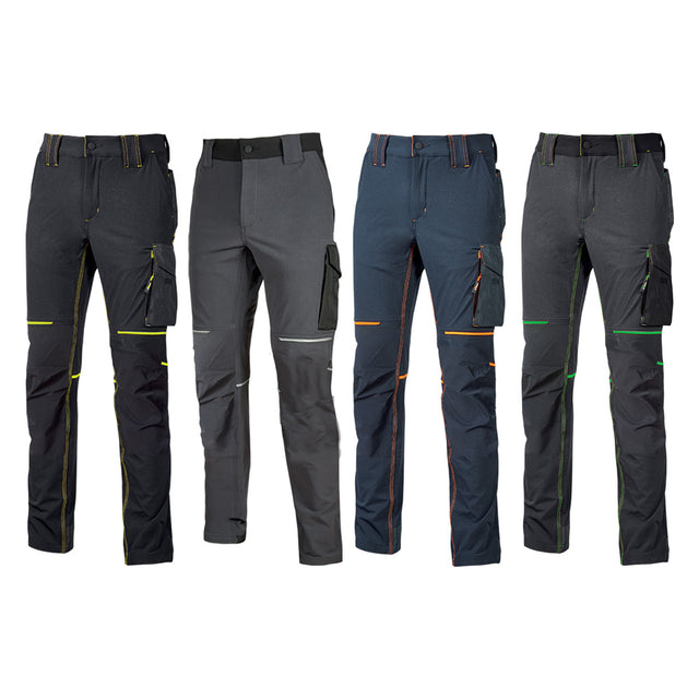 U-Power World U-4 Slim fit Stretch Pantaloni da lavoro