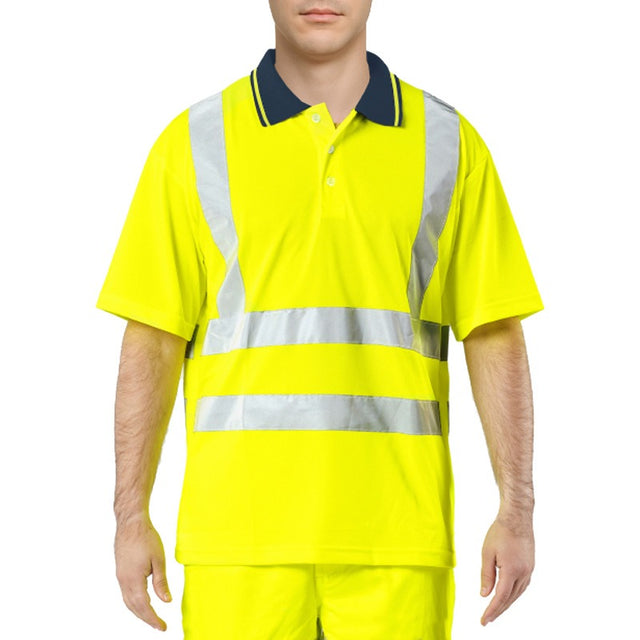 Polo da lavoro alta visibilità Issaline 08184NPL Hi Vis