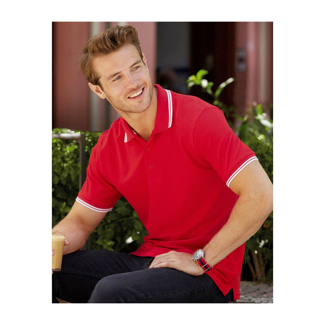 Polo uomo Tipped Fruit of the Loom 55601