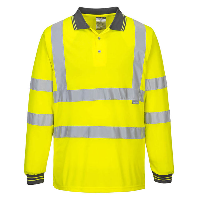 Portwest S277 Polo manica lunga alta visibilità