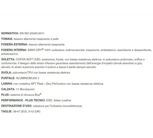 Calzature di sicurezza Potency S1 P ESD SRC Cofra