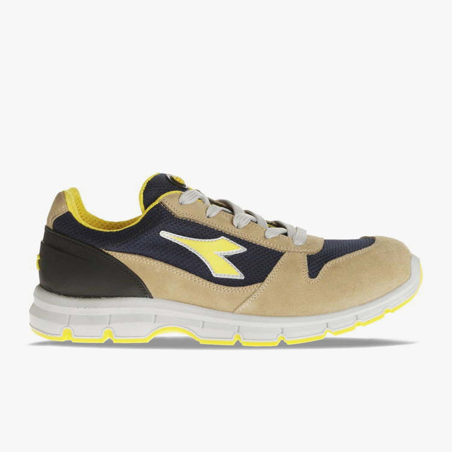Scarpe antinfortunistiche Diadora Run Textile S1P beige/blu