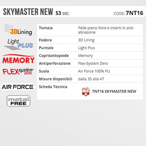 Scarpe da lavoro Skymaster New S3 SRC Aimont