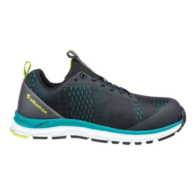 Scarpe antinfortunistiche AER55 Impulse Black Blu Low S1P ESD HRO SRA Albatros