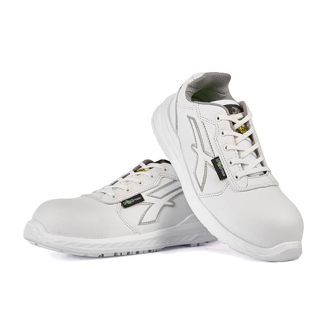 Scarpe antinfortunistiche bianche U-Power Maple s ESD S3S CI FO SR