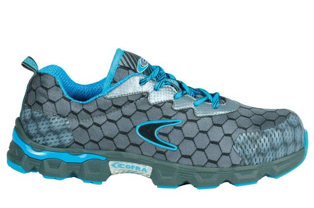 Scarpe antinfortunistiche Cofra Lowball Grey/Sky S1 P
