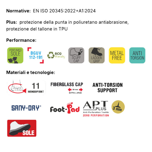 Scarpe protettive Coverage S3S SC SR FO LG Cofra