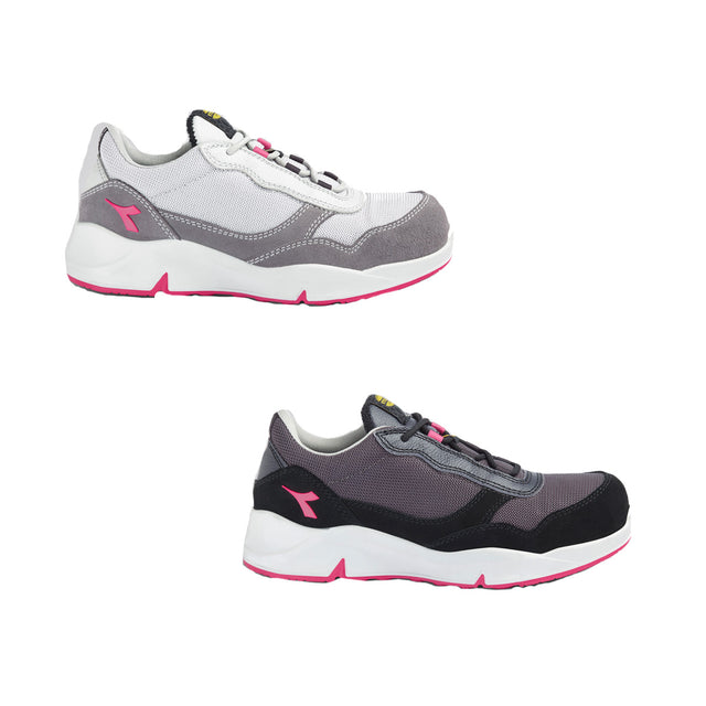 Scarpe antinfortunistiche donna Athena Text Low S1PL FO SR ESD Diadora