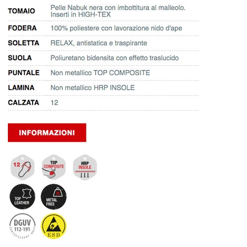 Scarpe antinfortunistiche Intruder 2 S3 SRC ESD FTG