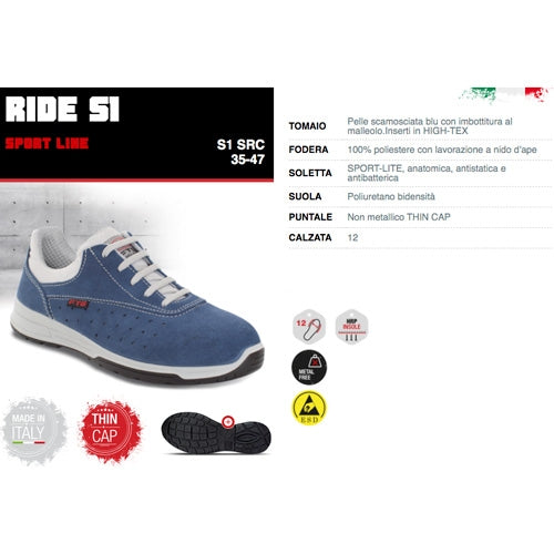 Scarpe da lavoro Ride S1 SRC ESD FTG