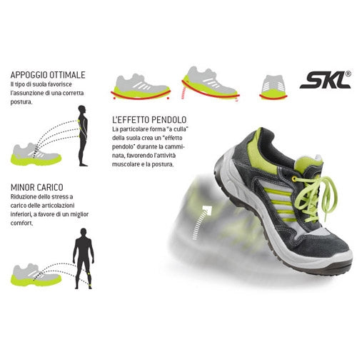 Scarpe antinfortunistiche Sekon 610N S1P SRA Neri