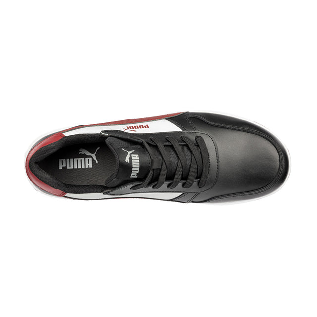 Scarpe antinfortunistiche Frontcourt BLK/WHT/RED Low S3L ESD FO HRO SR Puma
