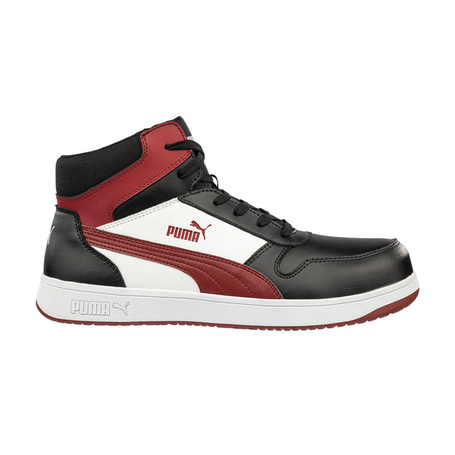 Scarpe alte antinfortunistiche Frontcourt BLK/WHT/RED Mid S3L ESD FO HRO SR Puma