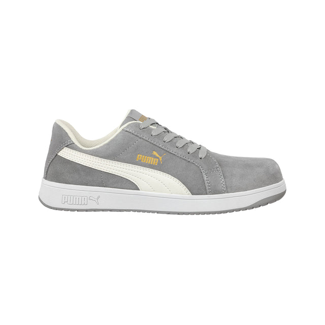 Scarpe basse da lavoro Iconic Suede Grey Low S1PL ESD FO HRO SR Puma