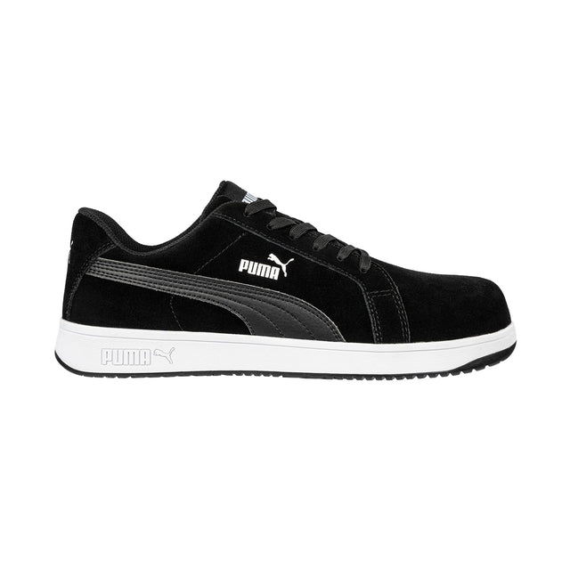 Scarpe antinfortunistiche Iconic Suede Black Low S1PL ESD FO HRO SR Puma