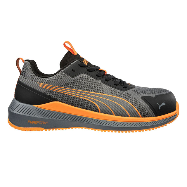 Scarpe antinfortunistiche Slide Grey/Orange Low S1PS ESD FO HRO SR Vegan Puma