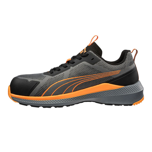 Scarpe antinfortunistiche Slide Grey/Orange Low S1PS ESD FO HRO SR Vegan Puma