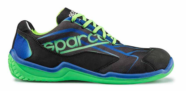 Scarpe antinfortunistiche Sparco Nascar S1 P Colore verde nera