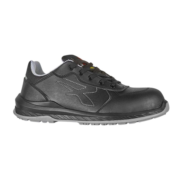 Scarpe antinfortunistiche nere U-Power Varsavia o ESD S2 FO SR